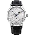 Sugess MoonPhase Master 40mm SU2153SW w/Brown Leather ST2153 Automatic Mechanical Mens Wrist Watch Seagull 1963