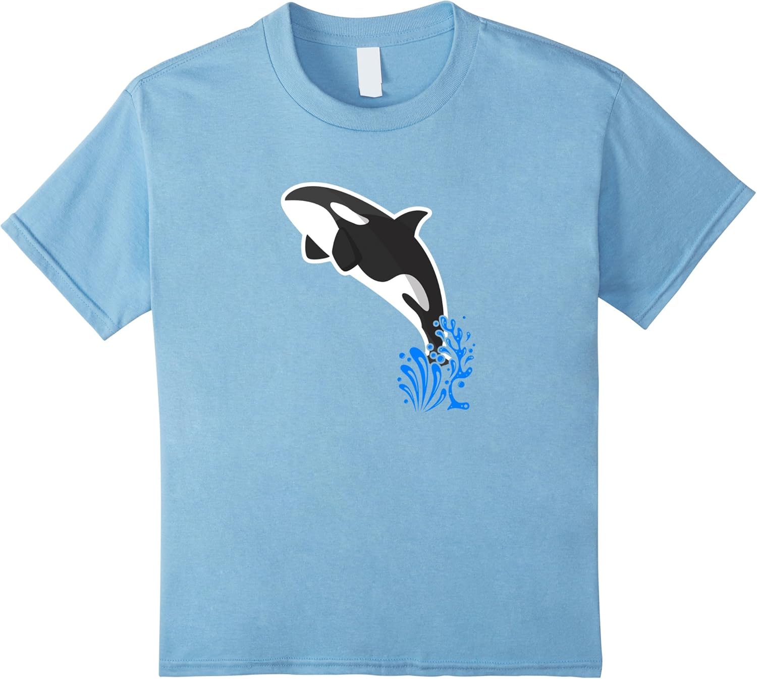 Killer Whale Shirt, Jumping Out Of Water Orca TShirt Clothing