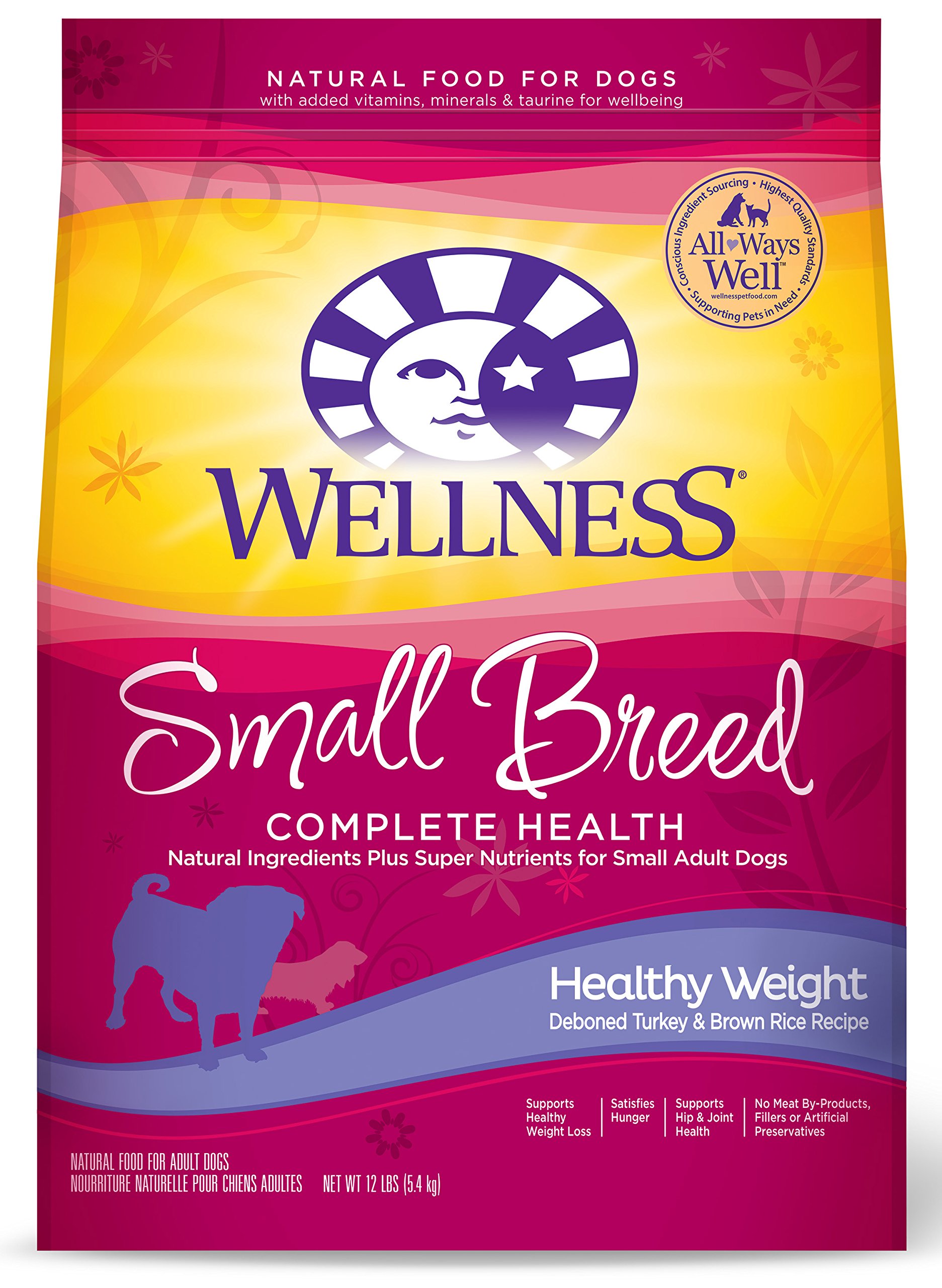 Wellness Complete Health Natural Dry Small Breed Healthy Weight Dog