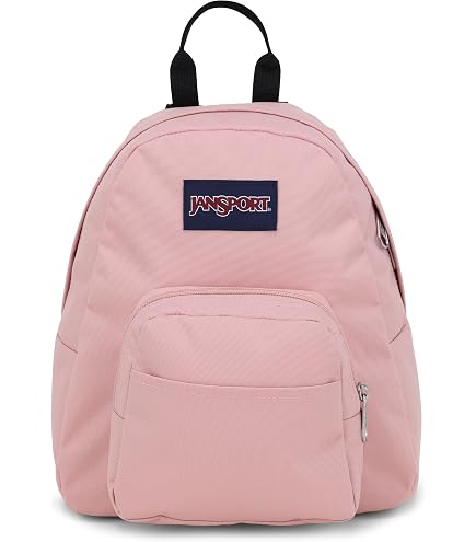 JanSport Half Pint FX Mini Backpack, 10.2 L - Durable Mini Bag Purse with Adjustable Shoulder Straps, Single Main Compartment, Zippered Stash Pocket, Soft Nylon - Azul Blue