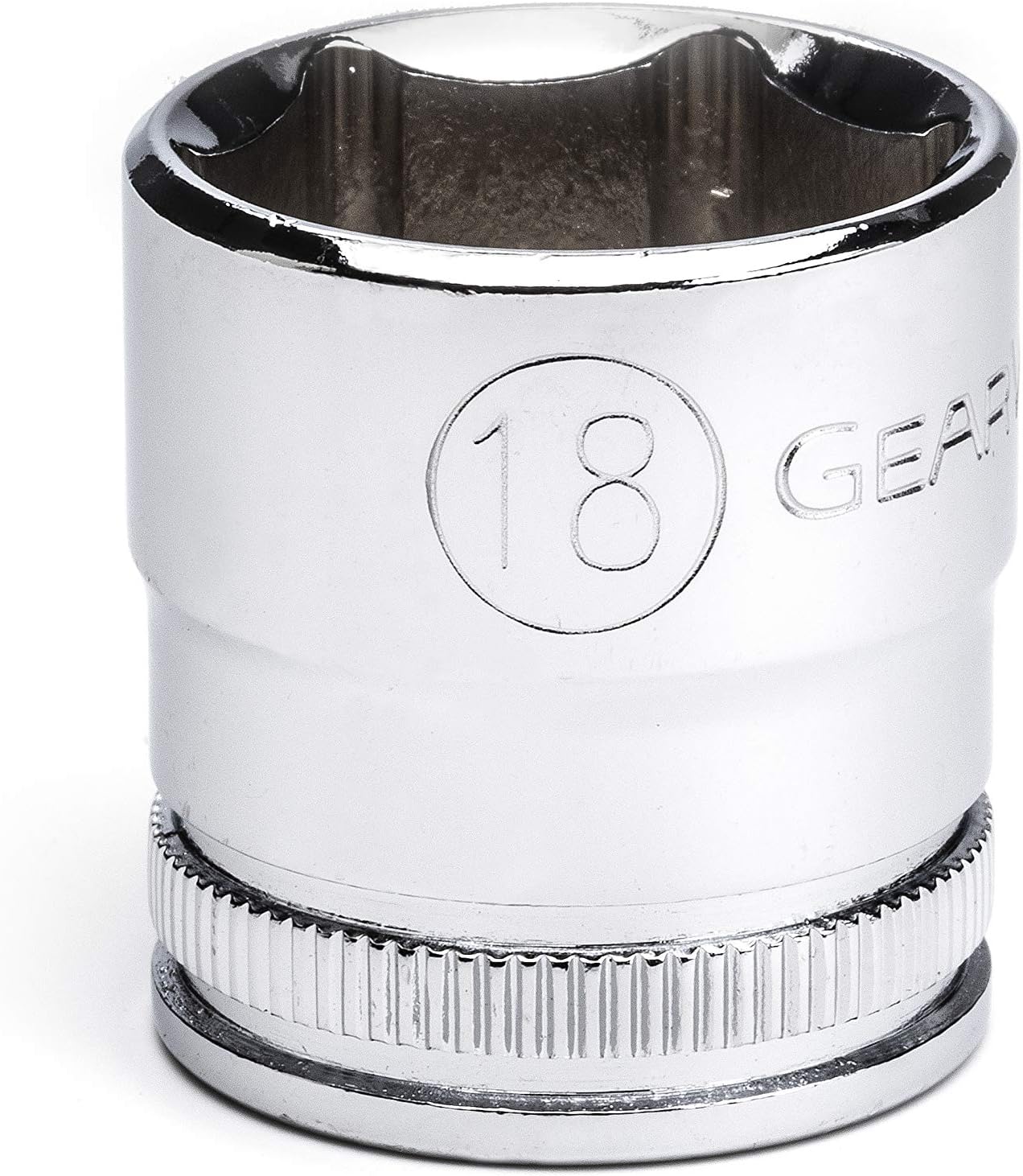 GEARWRENCH 3/8" Drive Standard Metric Socket 18mm, 6 Point 80386