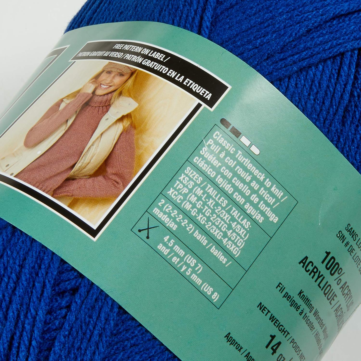 Amazon Com Phentex Worsted Yarn Royal Blue