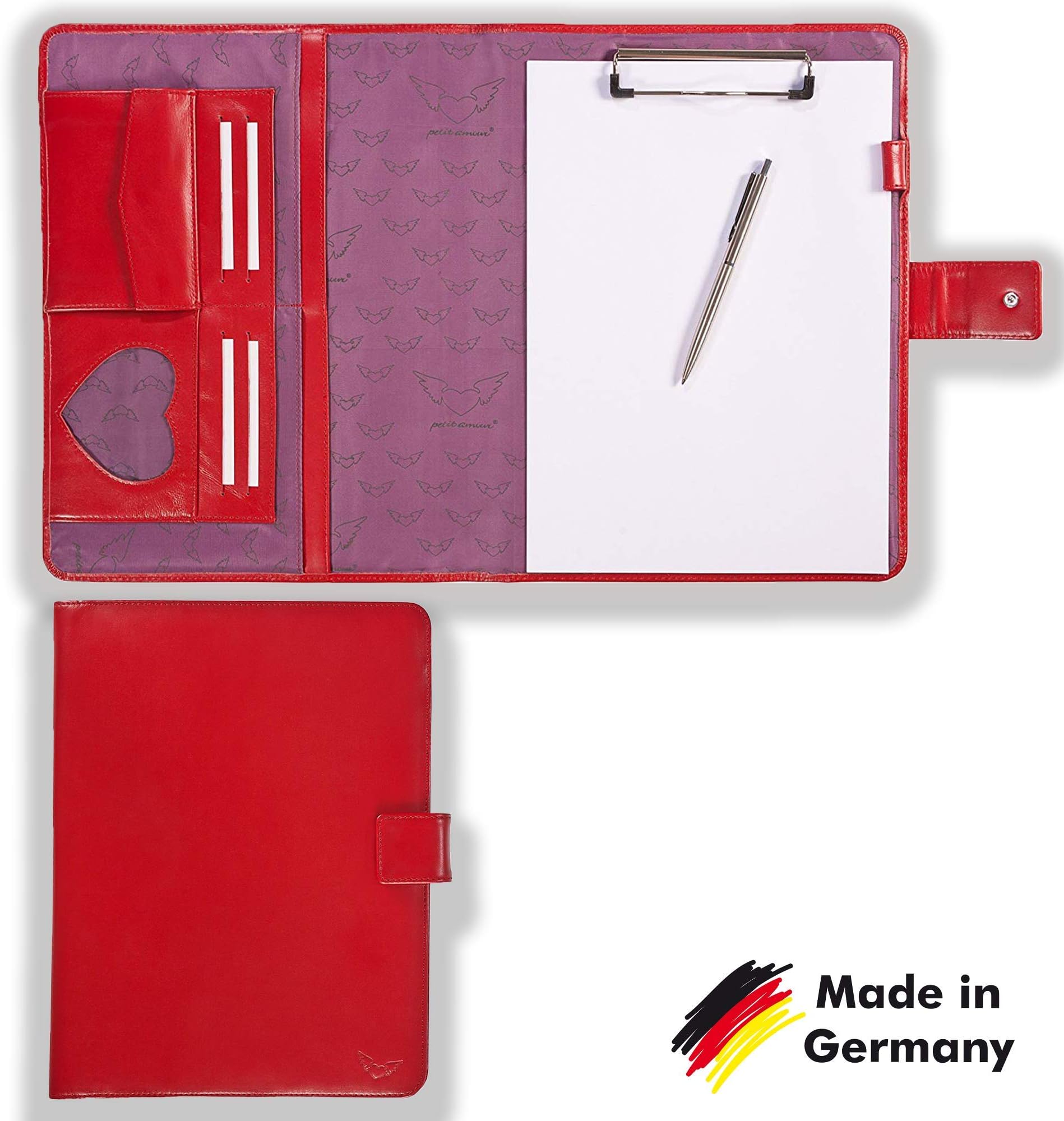 Petit Amour PA-B-0176 Baby Accessories Lisa Leather Organizer Red