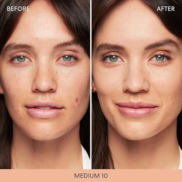 BAREMINERALS ORIGINAL MATTE LOOSE MINERAL FOUNDATION SPF 15, POWDER FOUNDATION MAKEUP, BUILDABLE COVERAGE, REDUCES SHINE, TALC FREE FOUNDATION, VEGAN