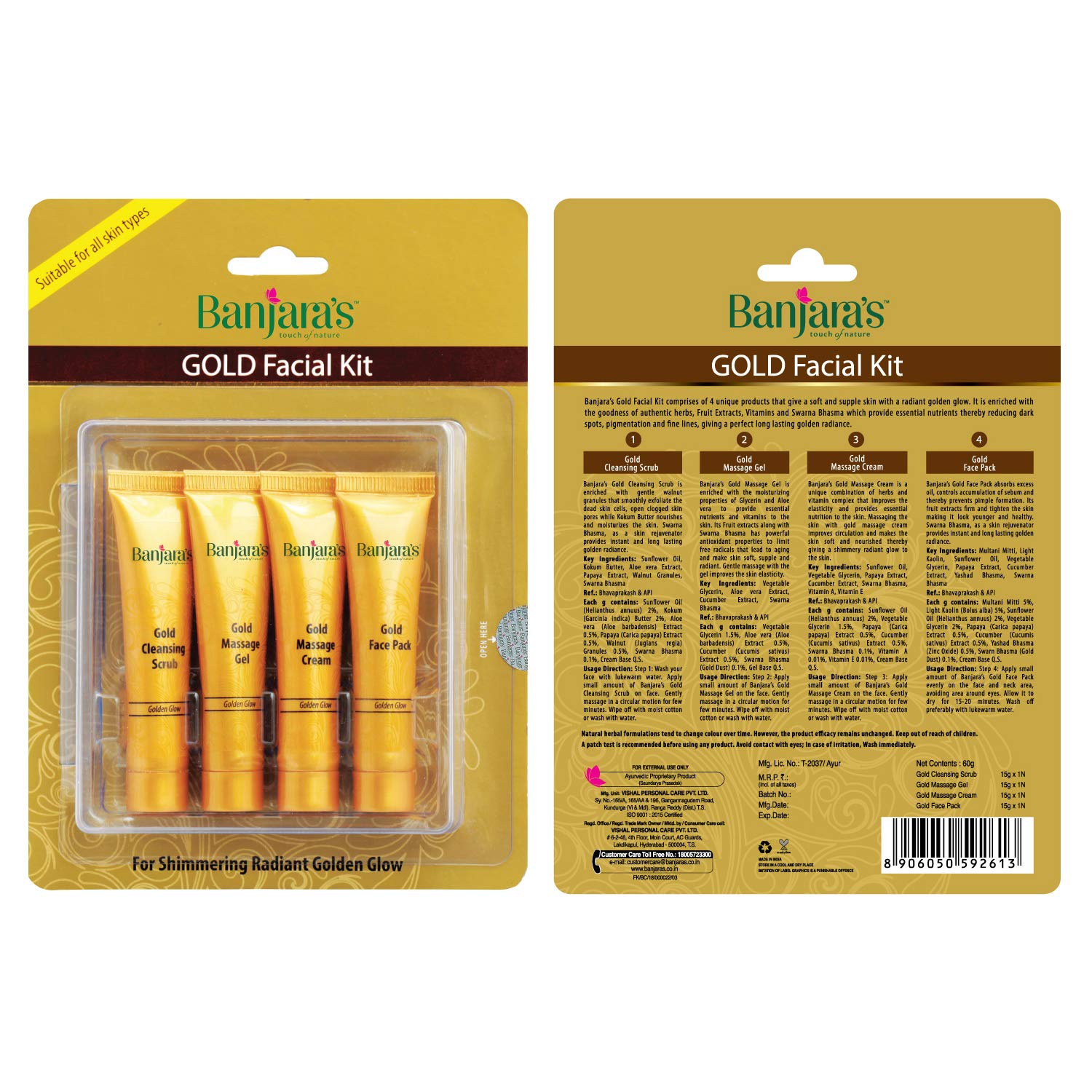 golden face facial cream