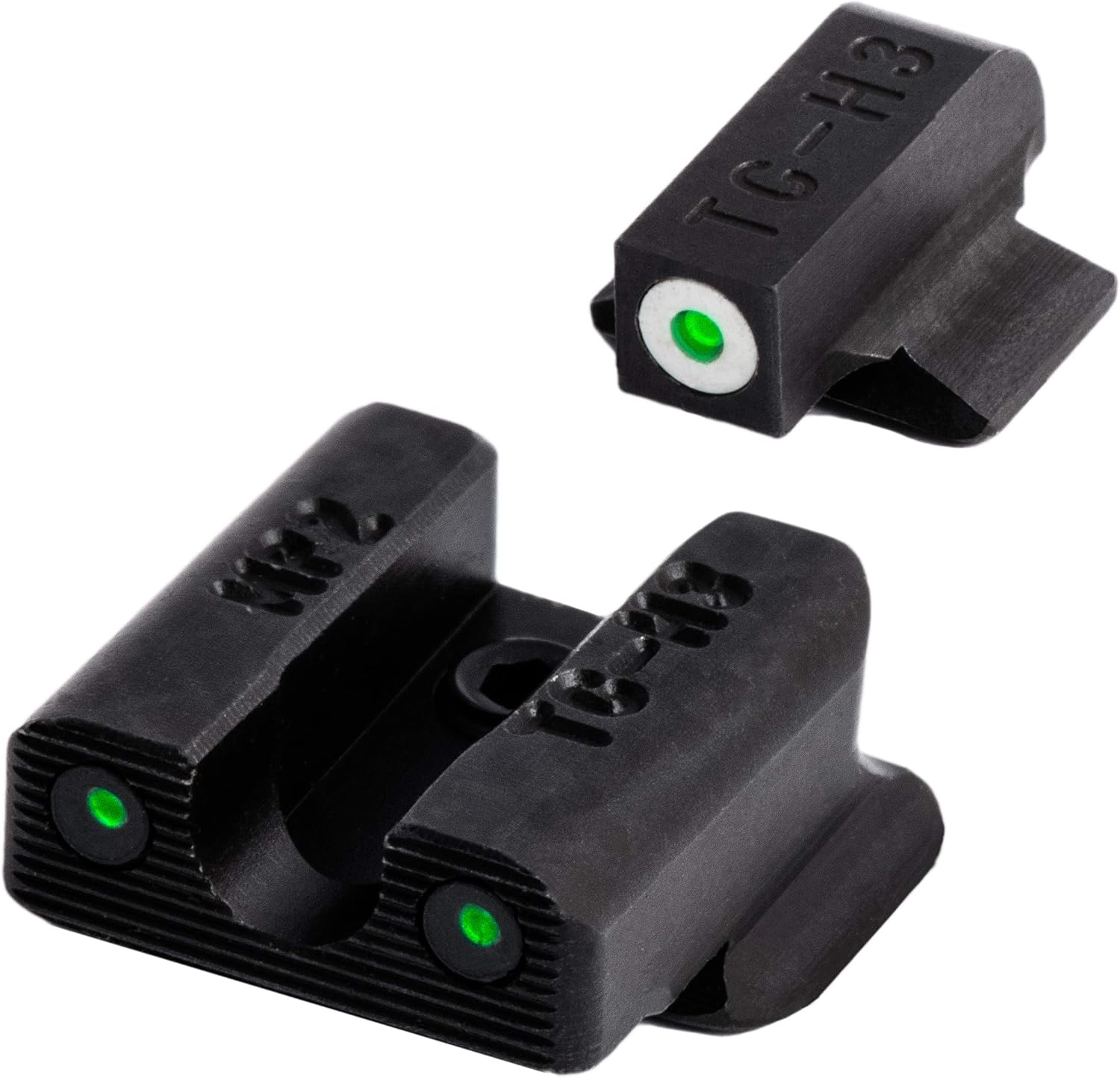 TRUGLO Tritium Pro Glow-in-The-Dark Handgun Night Sights for Smith & Wesson Pistols: Sports & Outdoors