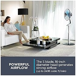 Rowenta Pedestal Fan, 53 Inches, Ultra Quiet