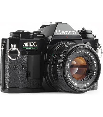 Canon AE-1 Program Camera With Canon 50mm 1:1:4 Manual Focus Lens