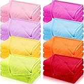 SmoothNovelty 8 Pcs Valentine's Fleece Throw Blanket for Girl 40x60 in Sleepover Blankets for Galentine's Party Wedding Guest Slumber Favors Cozy Movie Night Blanket Set(Multicolor)