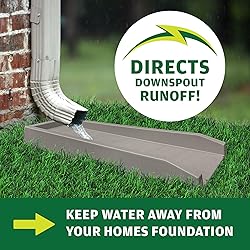 Master Mark Splash Block, Decorative Gutter