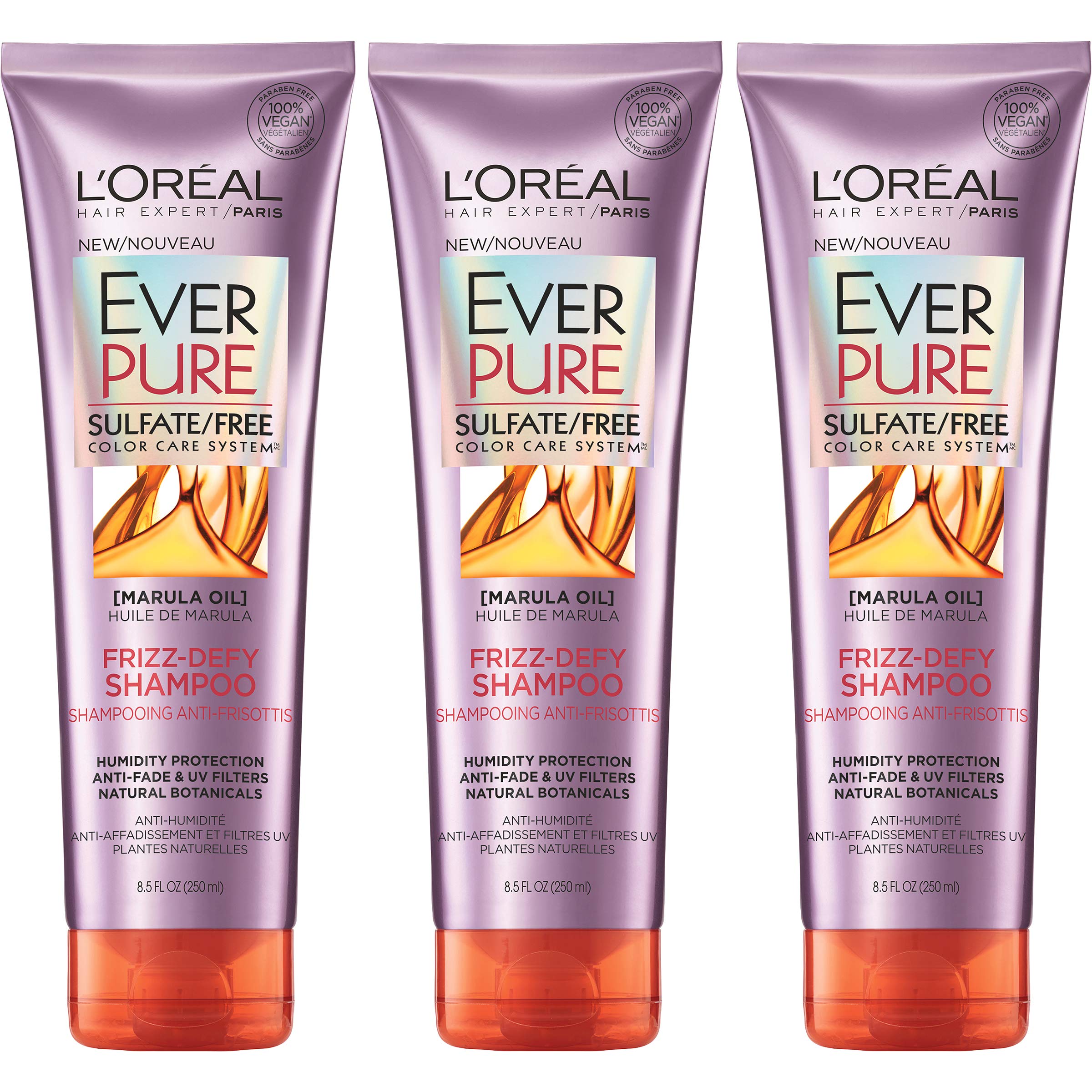L'Oreal Paris Hair Care Everpure Sulfate Free FrizzDefy