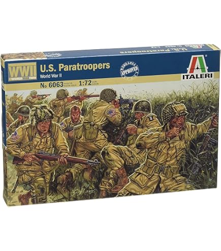 Italeri 1/72 American Special Forces (Vietnam War) Model Kit - 50 Figures, 15 Poses