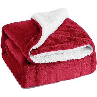 Bedsure Sherpa Fleece Blanket King Size Red Plush Argentina Ubuy