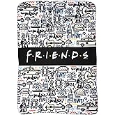 The Northwest Company - Friends TV Show How You Doin' & Pivot NYC Fleece Throw Blanket, Soft and Cozy Lightweight Plush Fabric Bed Cover and Room Décor - Size 45inx 60in
