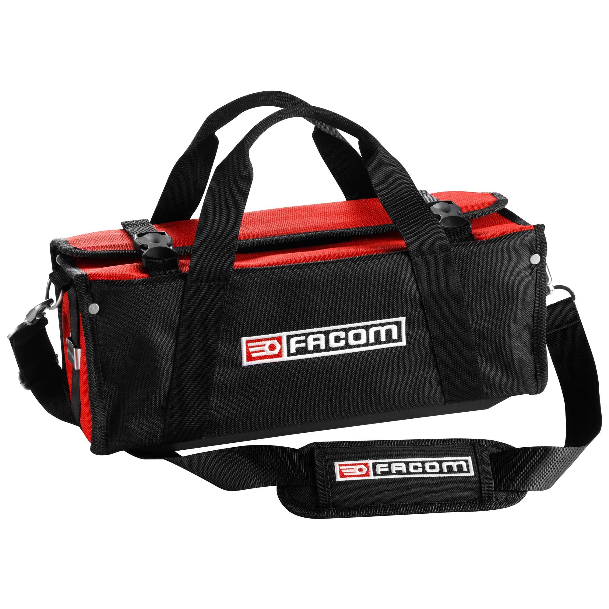 FACOM - First Intervention Textile Bag - Tool Transport Kit - Double Handle and Strap, Red, Small