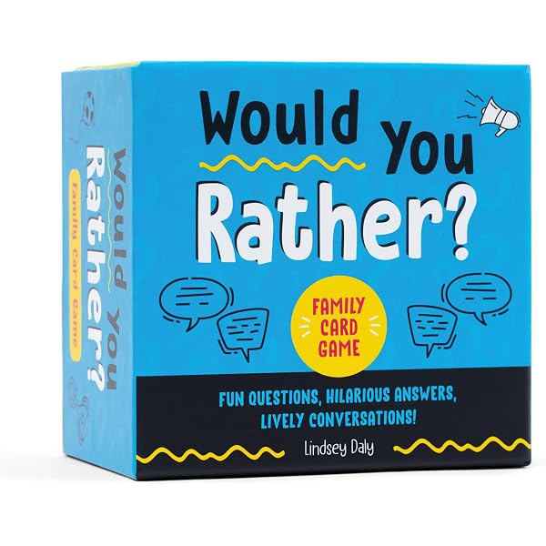 Would You Rather? Junior: Family Card Game: Laugh-Out-Loud Fun for