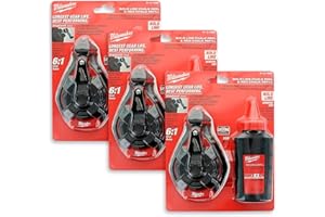 Milwaukee Tool 48-22-3986 Bold Line Chalk Reel (3-Pack)