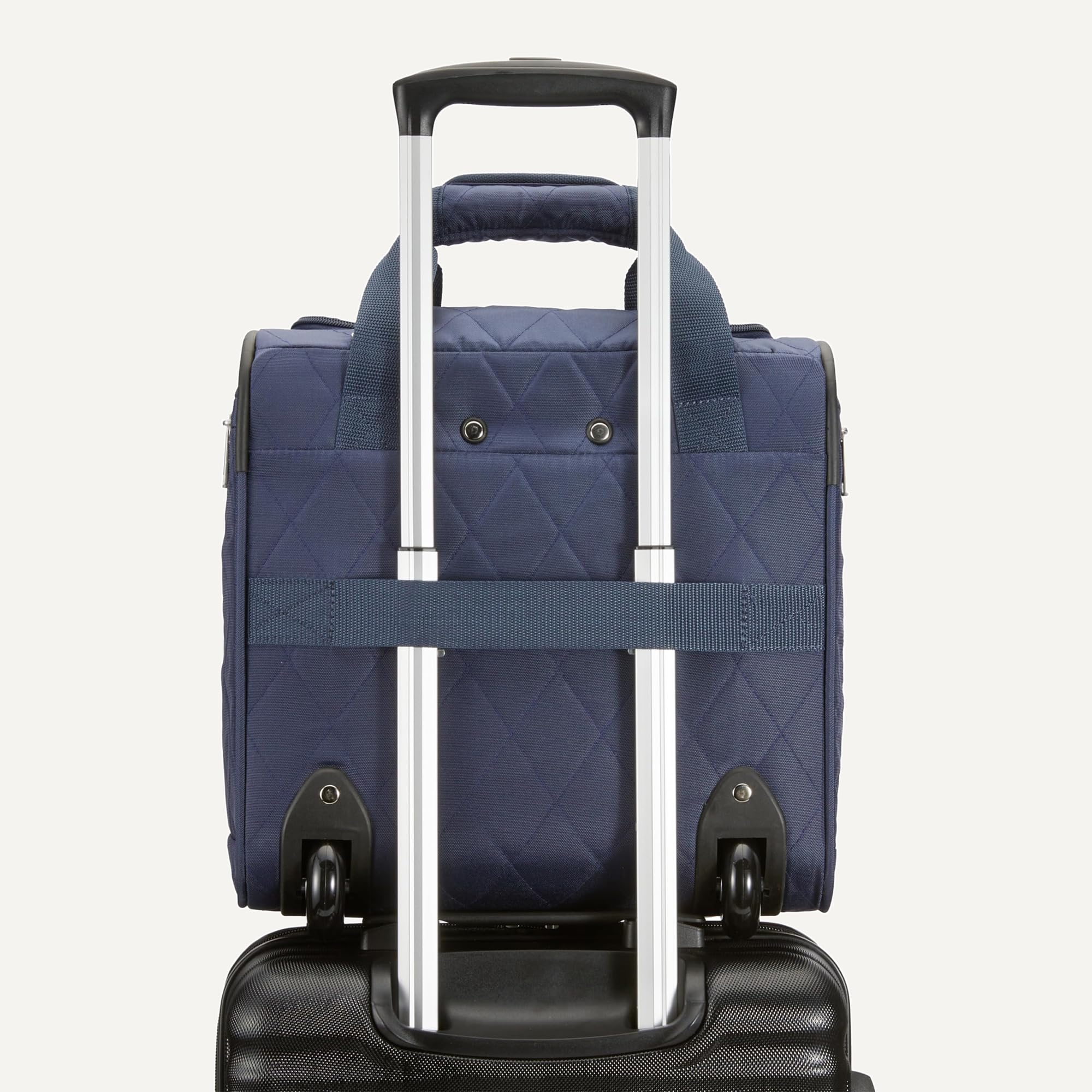 Amazon Basics Underseat Carry On Luggage with Wheels - 14