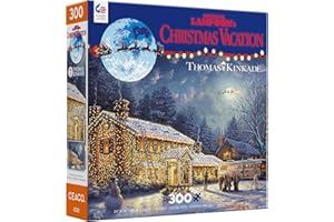 Ceaco - Thomas Kinkade - Holiday Movies - National Lampoons Xmas Vacation - 300 Piece Jigsaw Puzzle