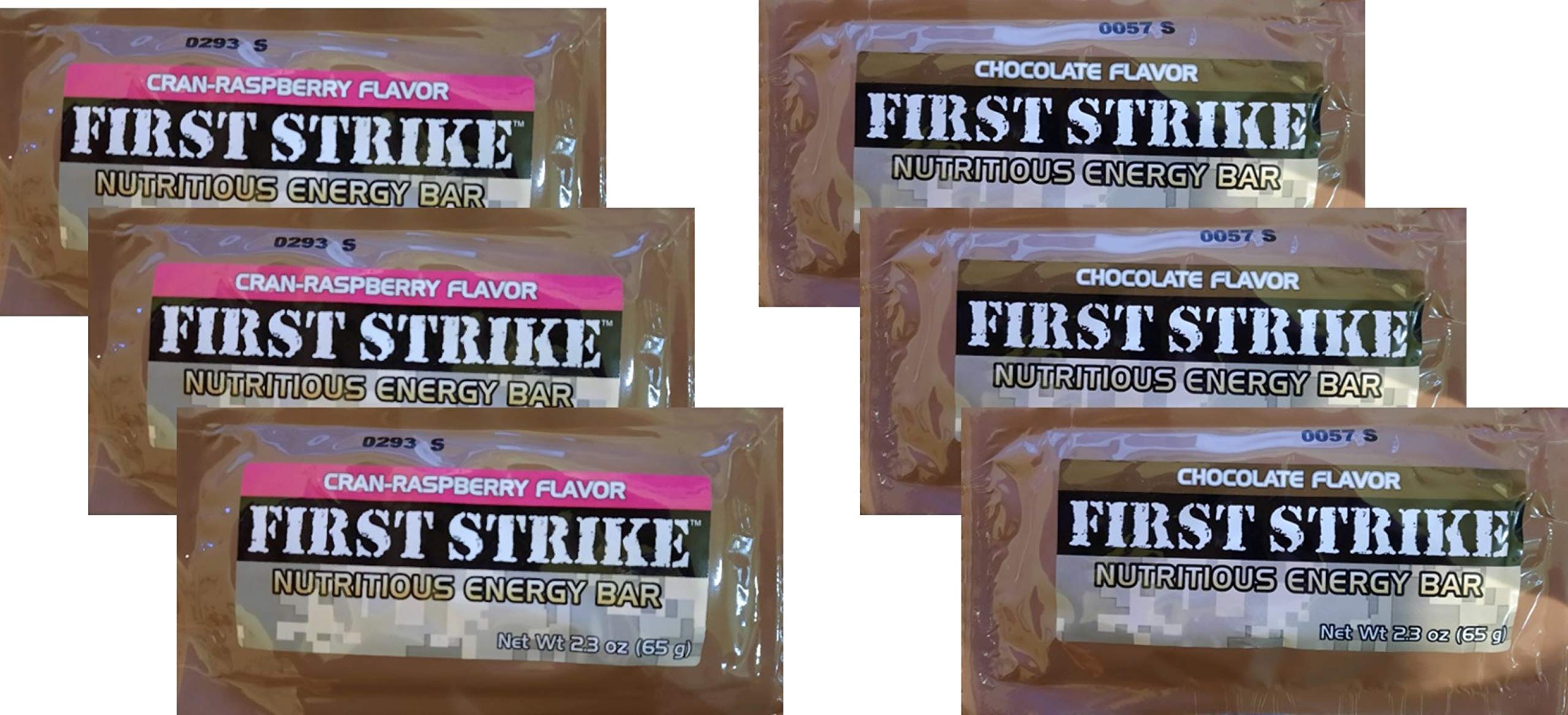 4 First Strike Bars (Apple-Cinnamon, Cran-Raspberry & Chocolate) / FSR Component (Cran-Raspberry)