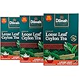 Dilmah Premium Ceylon Black Tea - Loose Leaf Tea (250g) - Pack of 3 (Total 750g)-Strong and Aromatic for everyday drinking-Unblended Single origin teas packed at source.