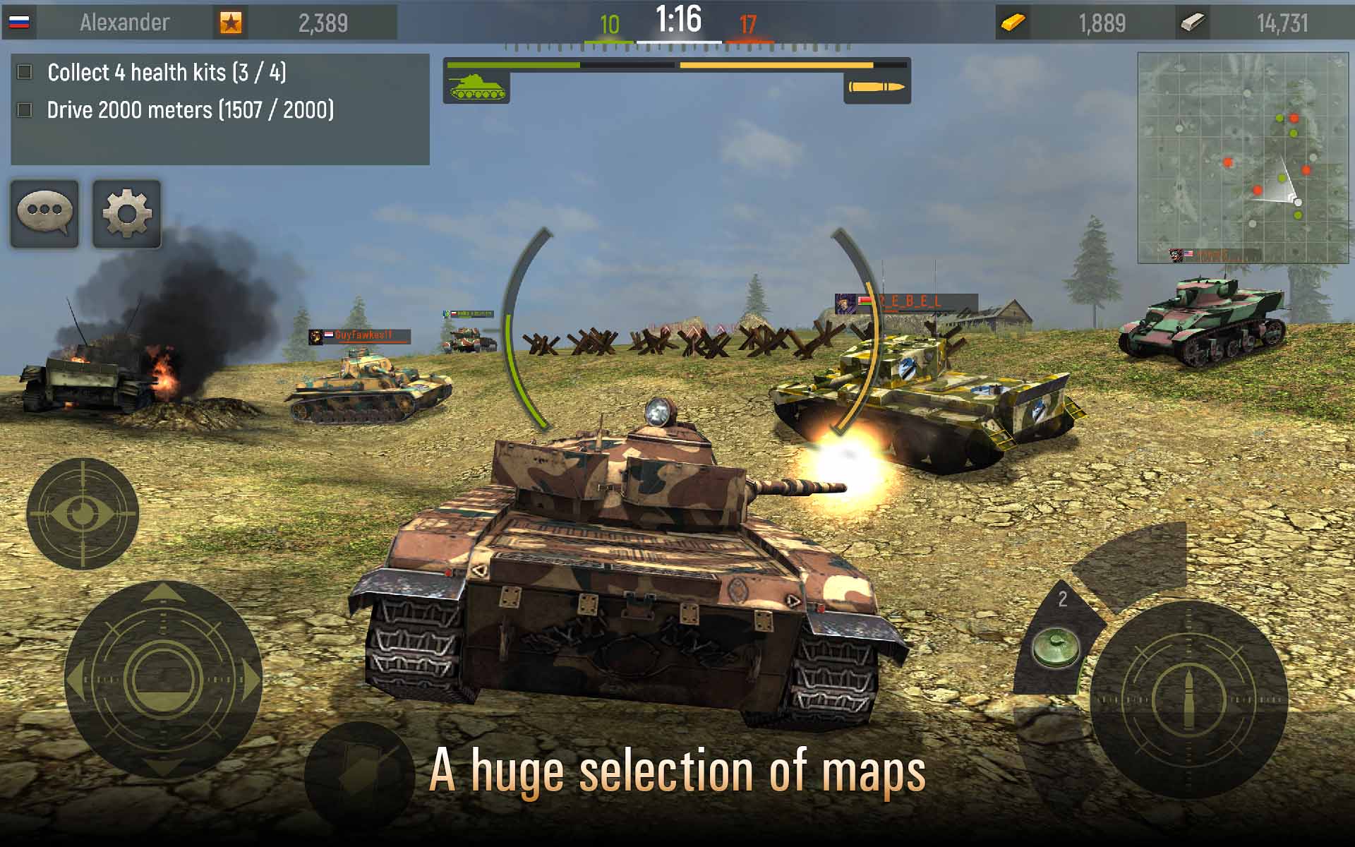 Grand Tanks 3D Multiplayer Tank Shooting Game Appstore