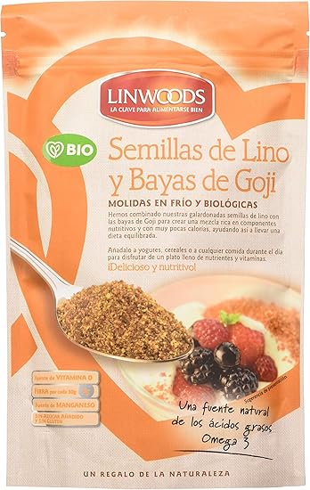 Linwoods Milled Flaxseed & Goji Mix 200g: Amazon.es: Alimentación ...