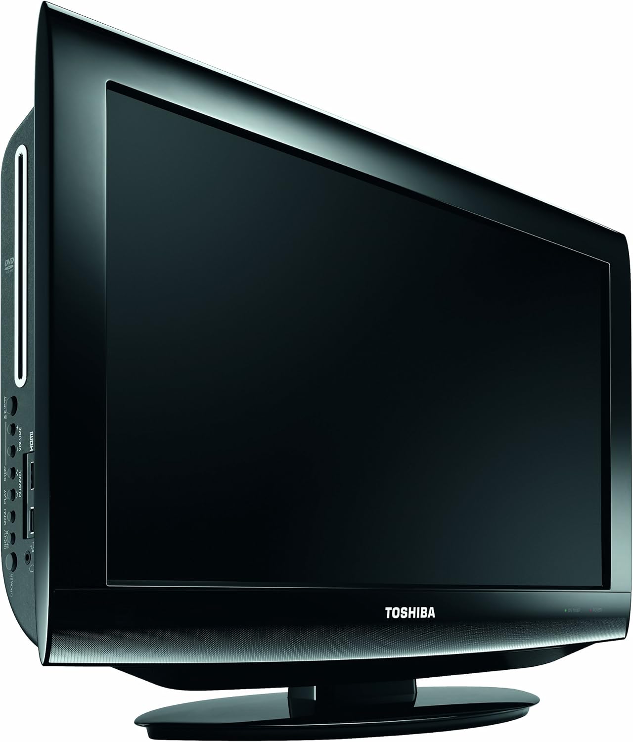 Toshiba 19dv713b 19 Inch Widescreen Hd Ready Lcd Tv Dvd Combi With Freeview Black Amazon Co Uk Tv