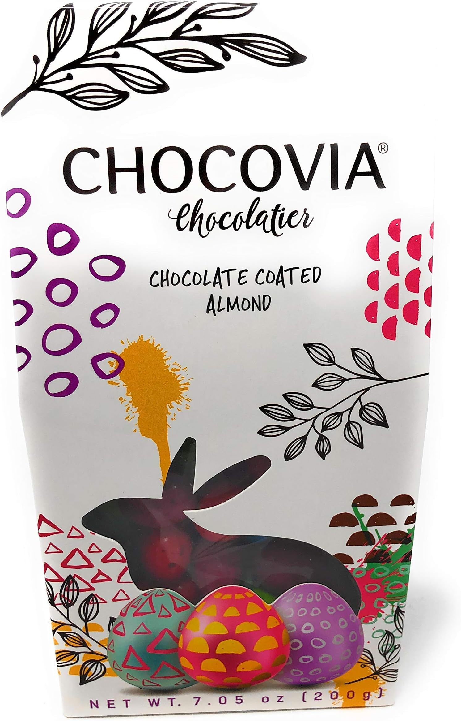 Chocolate Coated Almonds Speckled Eggs, Happy Easter 7.05 oz ~ Turkey