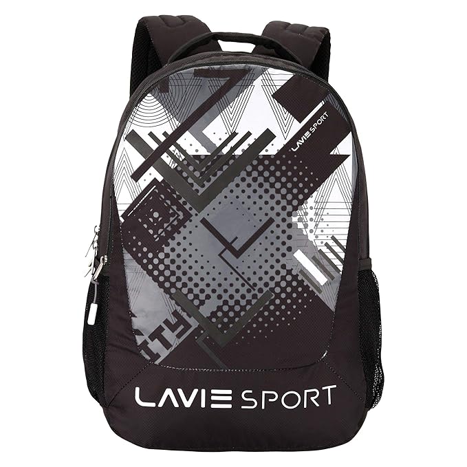 Lavie Sport 34 Ltrs Black School Backpack (BDEI924019N4) Amazon.in