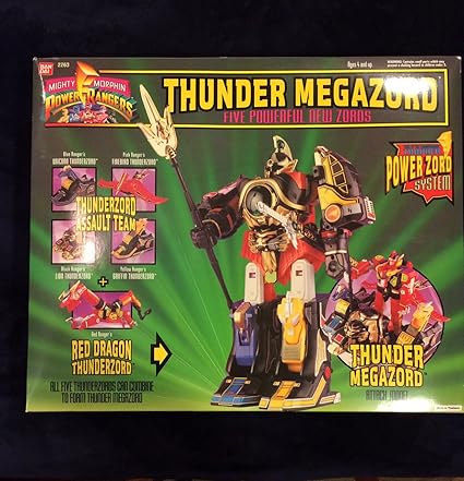power rangers legacy thunder megazord