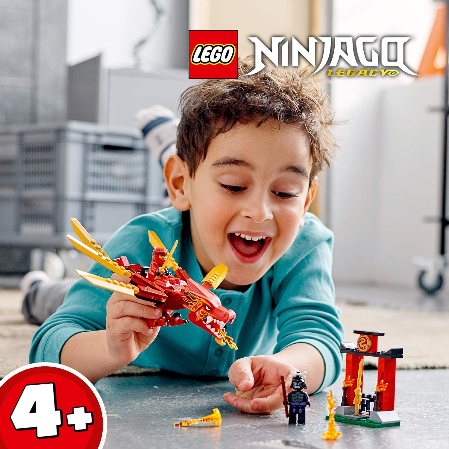 Lego Ninjago 71701 Kais Fire Dragon, Getaway Solids - Image 4