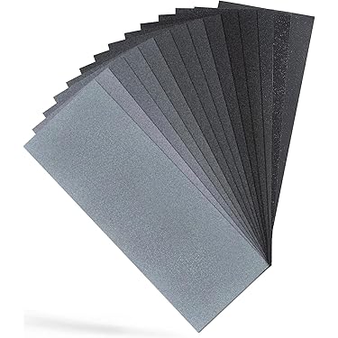 Lot De 20 Feuilles De Papier De Verre À Grain 1000-2000-3000