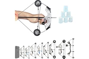 CENWTY Compound Bow and Arrows Set for Archery Target Shooting Small Hunting Games PocketBow Survival Bow Gift LTH/RTH