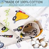 Lanjue Baby Bibs 10 Pack Bandana Dribble Bibs Adjustable Snaps Cotton view 3