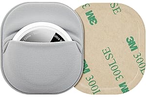 DDJ 2 Pack Airtag Adhesive Mount, Air Tag Holder Case with 3M Adhesive Sticker Stick on Wallet/TV Remote/Car/Luggage/Drones, 