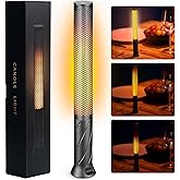 SEHNLICH LED Candle Light, Cordless Table Lamps, Bedside Lamps w/2 Modes, Rechargeable Candlestick, Modern Table Lamp w/2600
