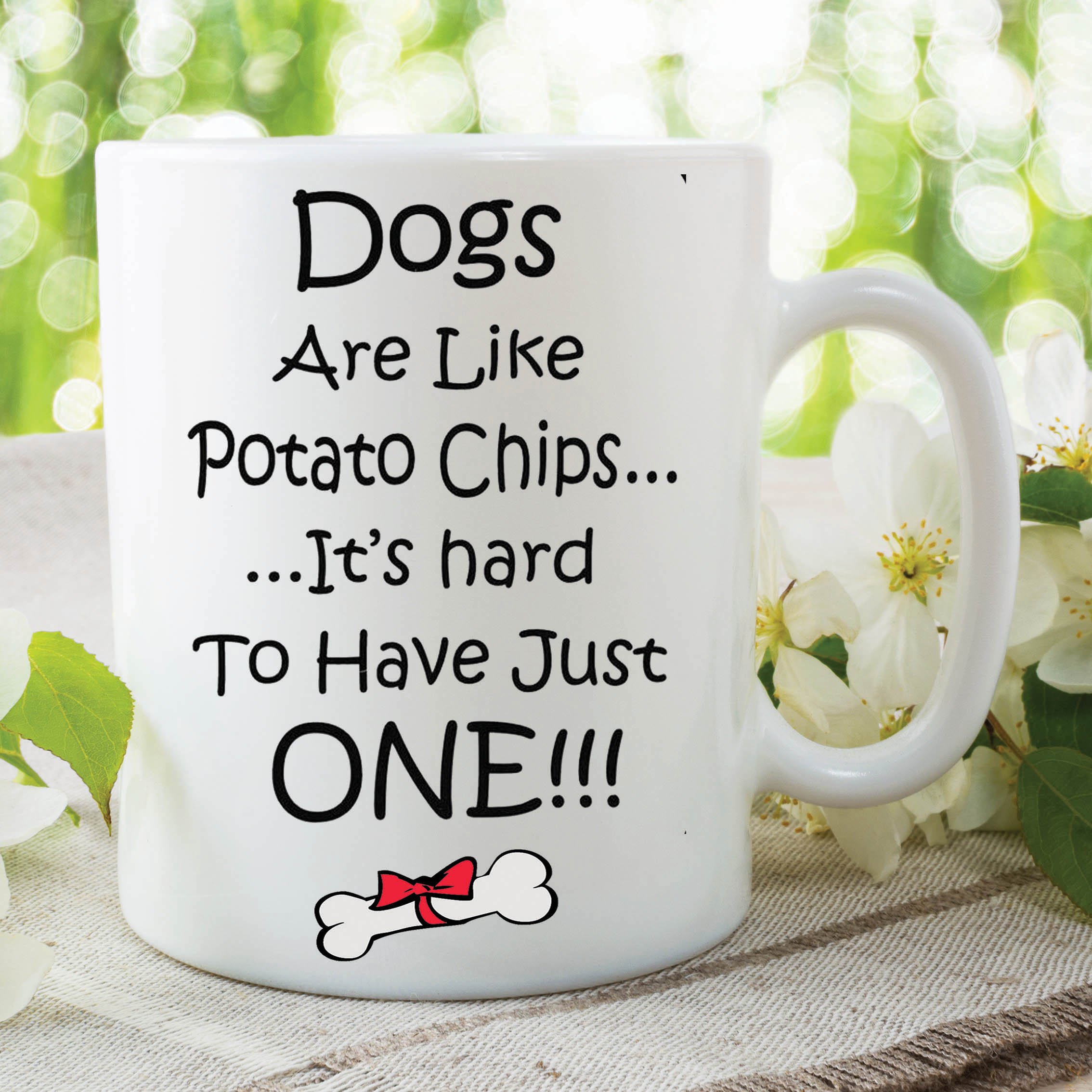 Funny Novelty Mugs Dog Addict Pet Animals Mothers Gift Work Coffee Cup WSDMUG331