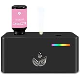 Shonoppy Waterless Diffuser for Essential Oils, Portable Scent Diffusers for Home, Rechargeable Air Aromatherapy Diffuser for Office Hotel (Excluding Essential Oils) (Black)