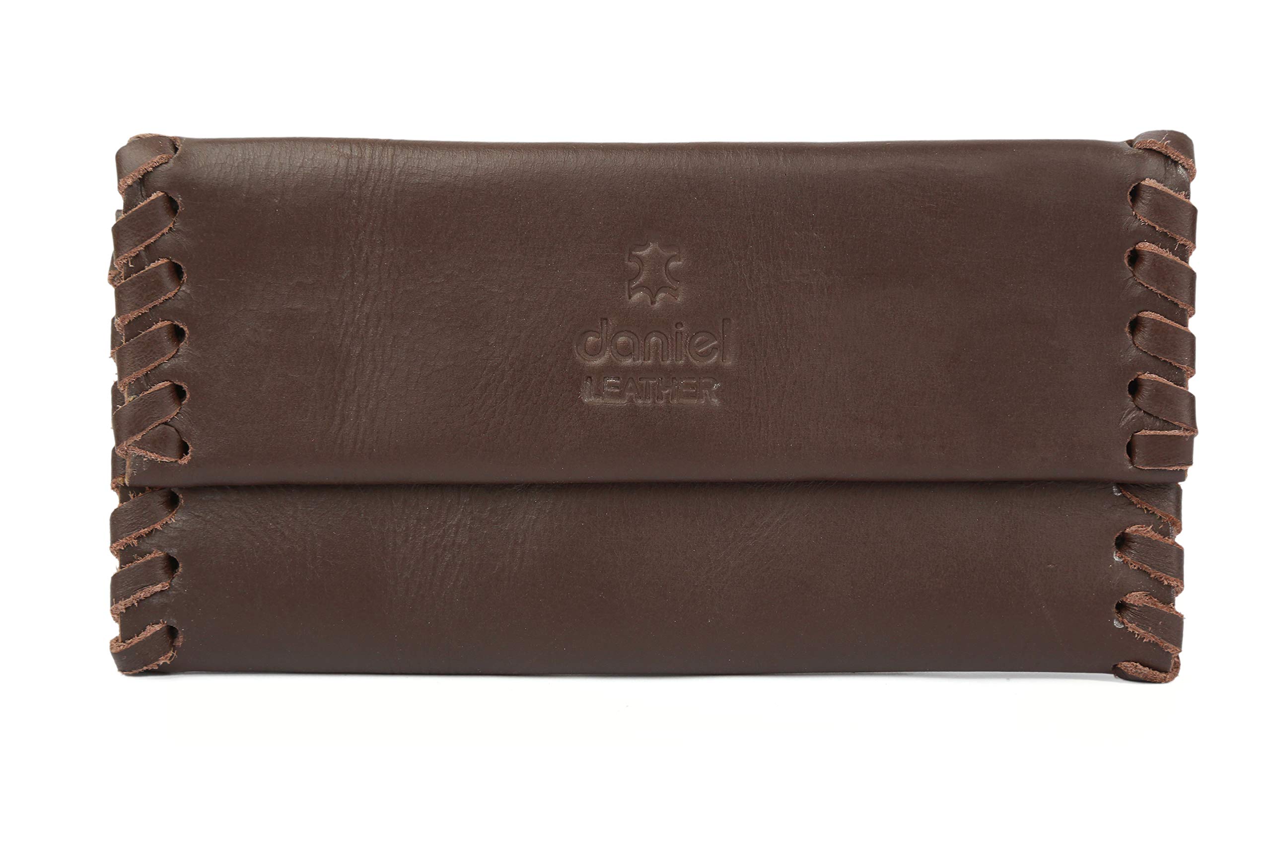 Daniel Leather Real Leather Pouch (Brown) — image 1