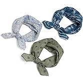 THENEXTLOVE Soft Cotton Viscose Bandana 22''x22'' for Women and Men Multi-purpose Headband Hair Scarf Handkerchief as Gifts