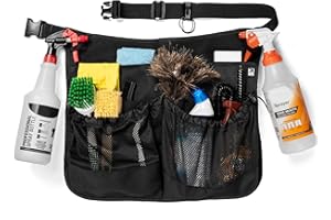 SupplyMaid Waterproof Professional Cleaning Heavy Duty Apron. Designed for Pro Cleaners Like a Cleaning Caddy Around Your Waist