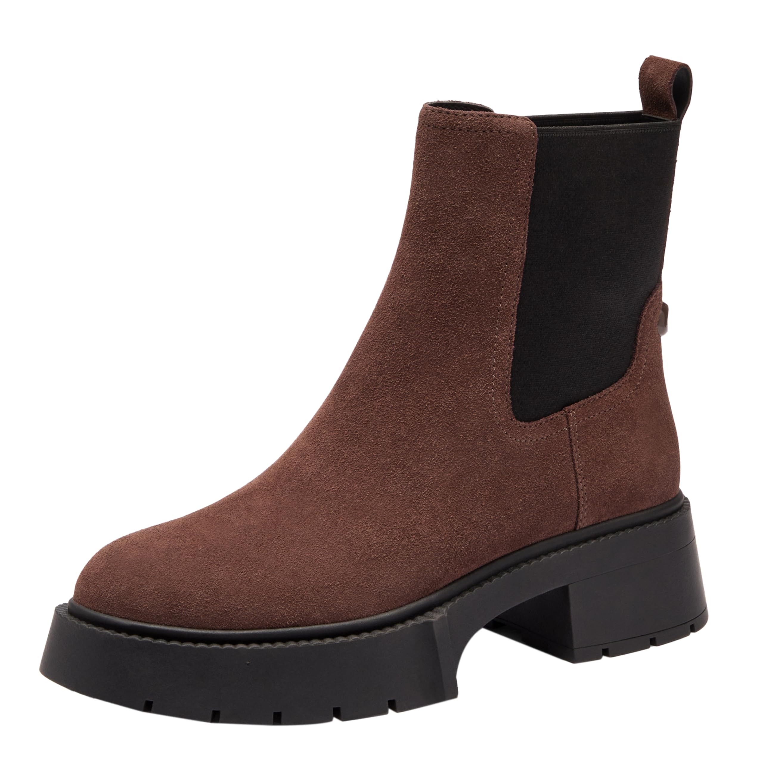 Photo 1 of COACH, Women's, Leah Platform Chelsea Bootie, Maple, 7, Medium