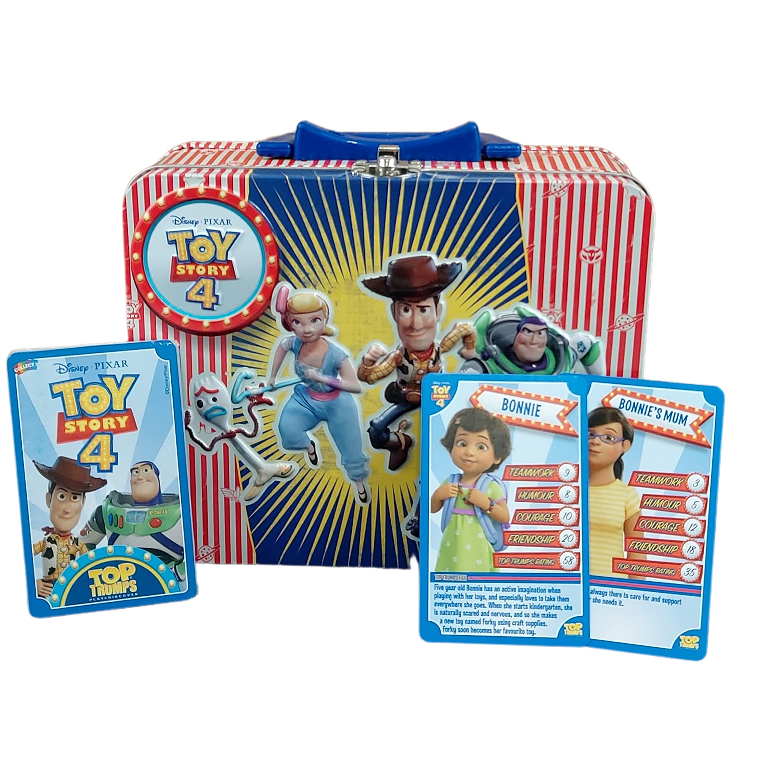 Toy Story 4 Top Trumps Collectors Tin Card Game