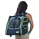 Pet Gear I-GO2 Roller Backpack, Travel Carrier, Car Seat for Cats/Dogs, Mesh Ventilation, Included Tether, Telescoping Handle, Storage Pouch