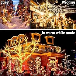 KNONEW 403ft 1000 LED Christmas Lights Color