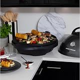 George Foreman Indoor Outdoor BBQ Electric Grill 1500 sq cm Black view 9