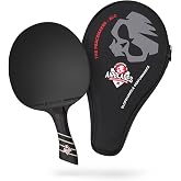 AirBlades The Peace Maker ALC - Professional Ping Pong Paddle - Carbon Fiber Table Tennis Racket Producing Maximum Spin &amp; Control for All Levels - Hard Carry Case &amp; Ergonomic Handle.