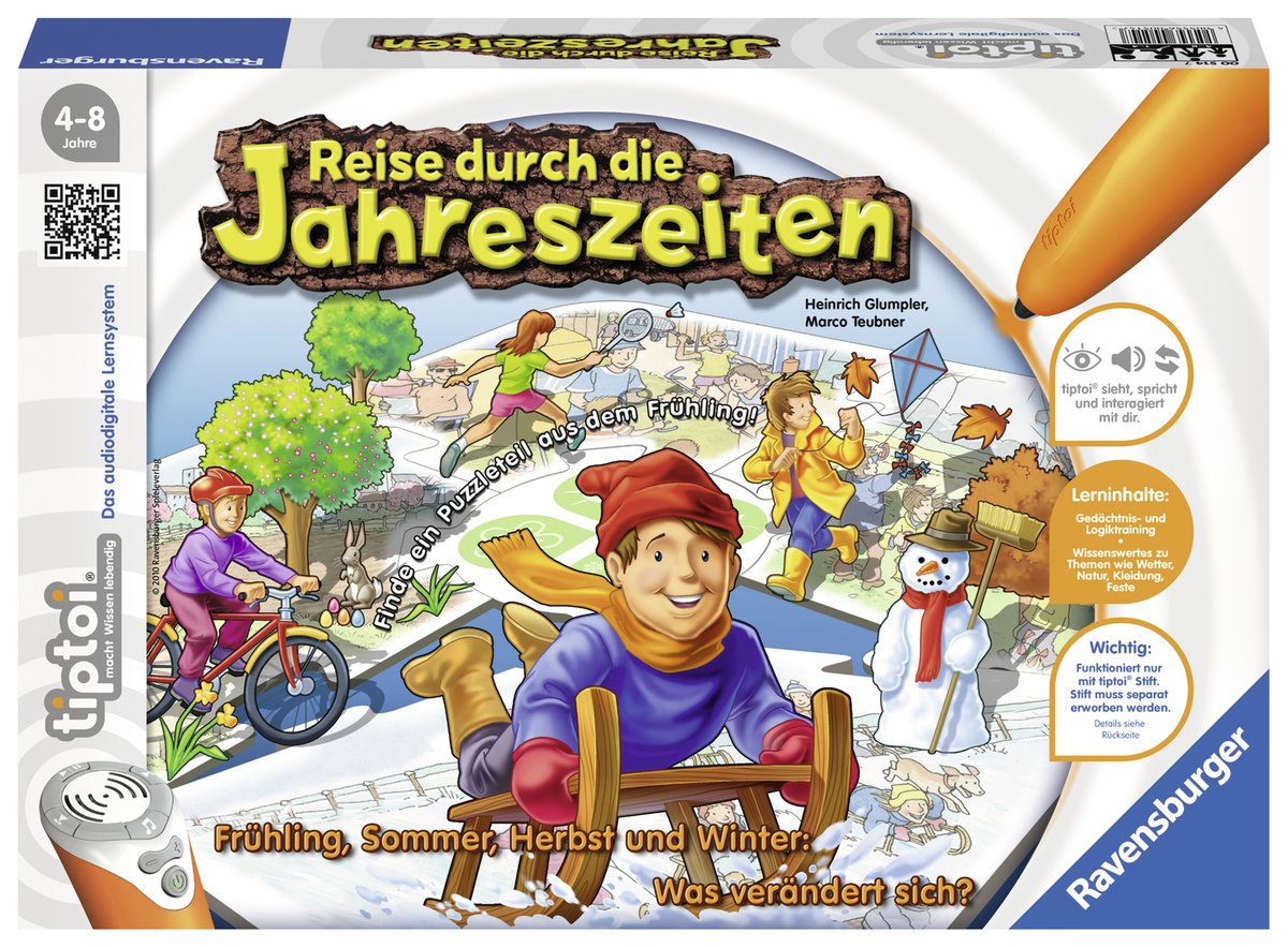 RV Travel d.d.Jahresz tiptoi puzzle. 1 - 4 players, aged 4 years (005 147)