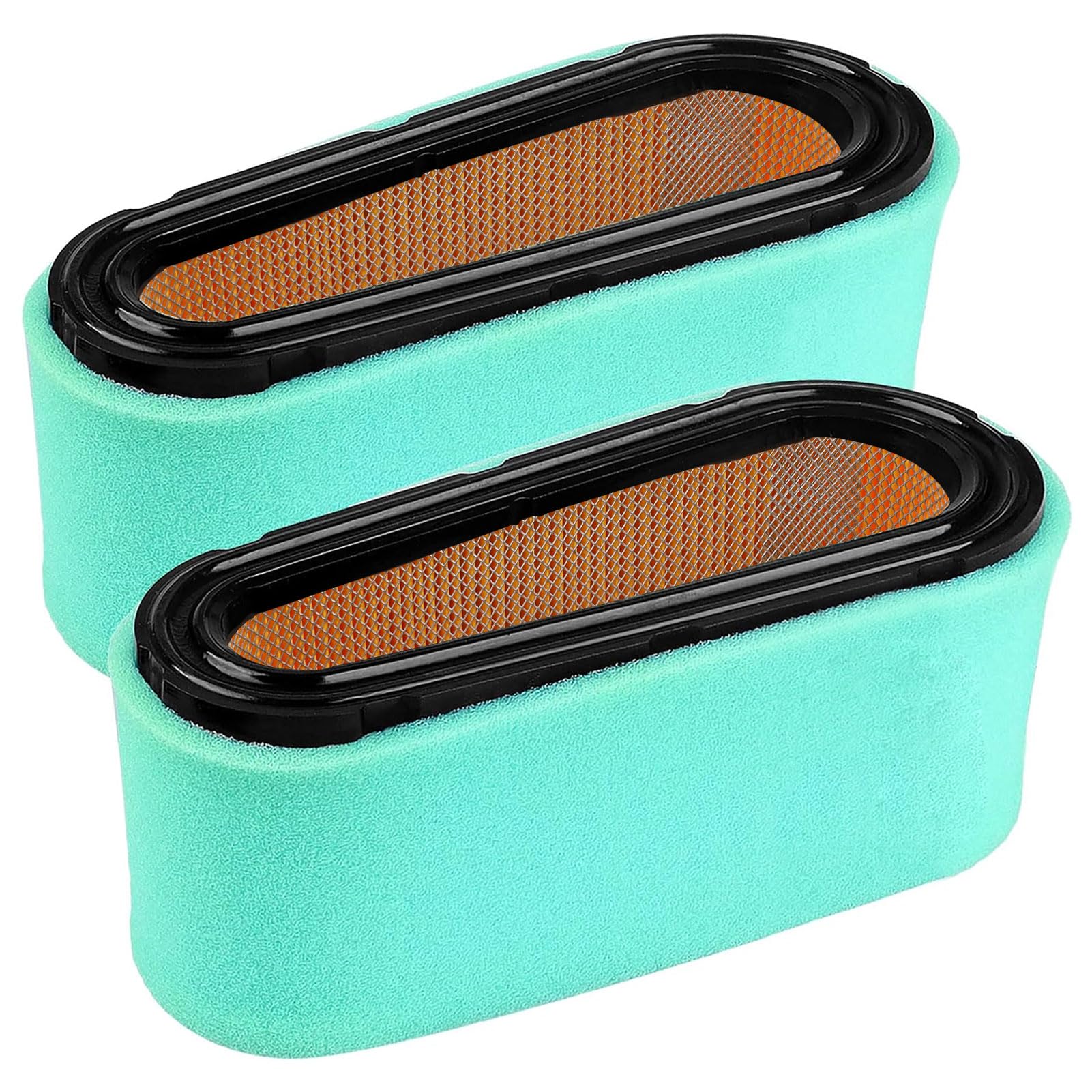 LOCOPOW 2 x Air Filter 496894S for Briggs & Stratton 496894 282700 691642 493909 272403S 5053B 5053D 5053H 5053K